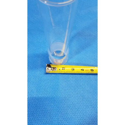 Kimax Glass Ground Joint Adapter, 45/50 Outer Joint Size, Lab Glassware Laboratory Glassware Adapter, second-hand product photo 3