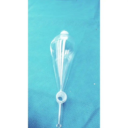 Reuse Medical KIMAX Glass Separatory Funnel 500 ML with PTFE Stopcock & Glass Stopper Lab Flasks, second-hand product photo 1