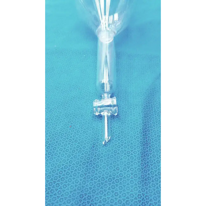 Kimble KIMAX KIMAX Kimble 1000 mL Squibb Separatory Funnel with #27 Stopper – Borosilicate Gl Separatory Funnel, second-hand product photo 3