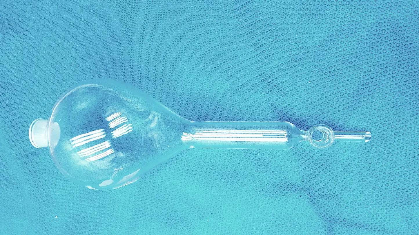 KIMAX Kimble 1000 mL Squibb Separatory Funnel with #27 Stopper Separatory Funnel, second-hand product photo 10