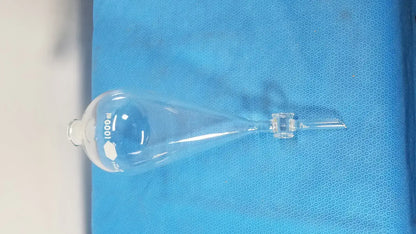 Kimax Kimble Separatory Funnel, 1000 mL, Glass, Heavy-Duty Laboratory Ware Separatory Funnel, second-hand product photo 6