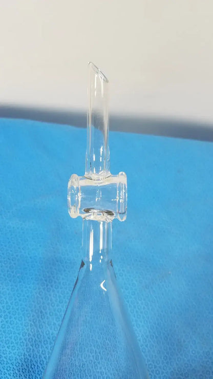 Kimax Kimble Separatory Funnel, 1000 mL, Glass, Heavy-Duty Laboratory Ware Separatory Funnel, second-hand product photo 3