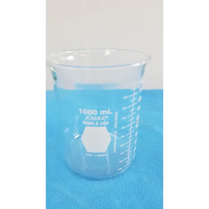 KIMAX KIMBLE USA 1000 ML Glassware Beaker NO 14000 Laboratory Glassware, second-hand product photo 1