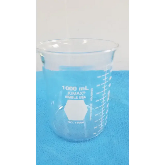 KIMAX KIMBLE USA 1000 ML Glassware Beaker NO 14000 Laboratory Glassware, second-hand product photo 1