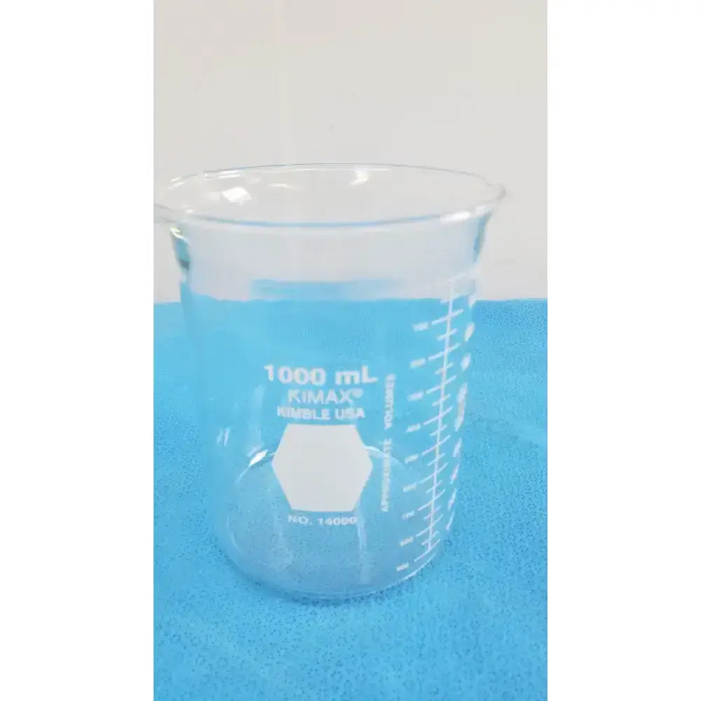 KIMAX KIMBLE USA 1000 ML Glassware Beaker NO 14000 Laboratory Glassware, second-hand product photo 1