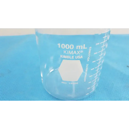 KIMAX KIMBLE USA NO 14000 1000 ML Glassware Beaker Laboratory Glassware, second-hand product photo 2