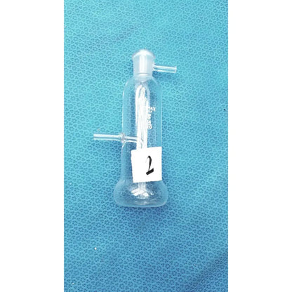 Kimax Lab Gas Absorption Bulb Flask CO2 Washing with Side Tubes Laboratory Glassware, second-hand product photo 6