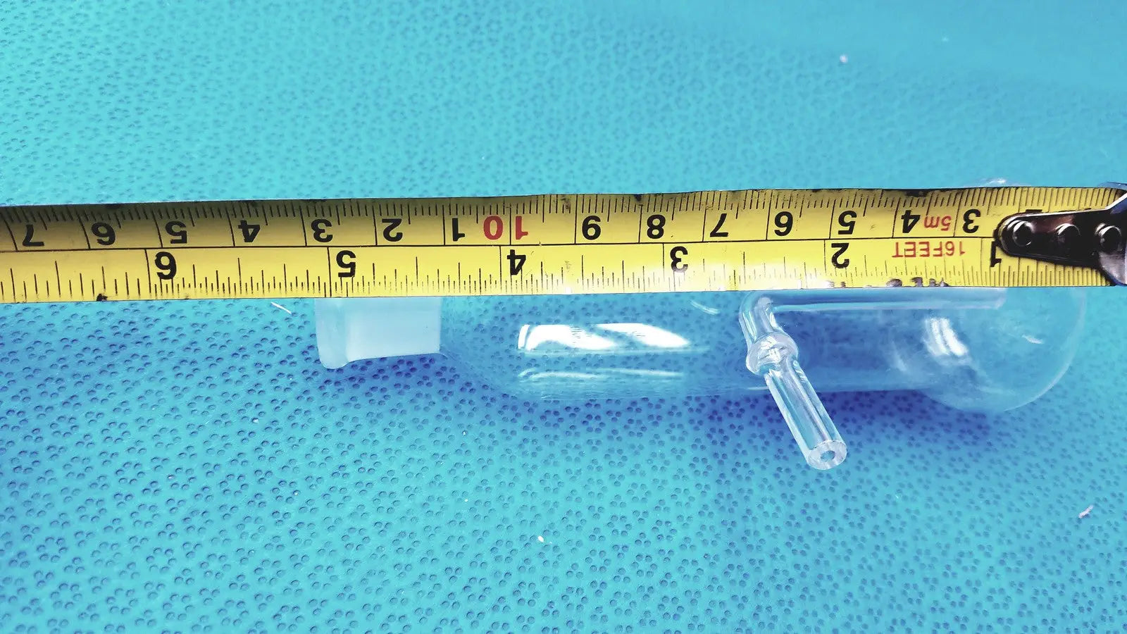 Kimax Lab Gas Absorption Bulb Flask CO2 Washing with Side Tubes Laboratory Glassware, second-hand product photo 2