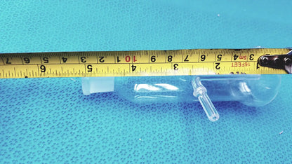 Kimax Lab Gas Absorption Bulb Flask CO2 Washing with Side Tubes Laboratory Glassware, second-hand product photo 2