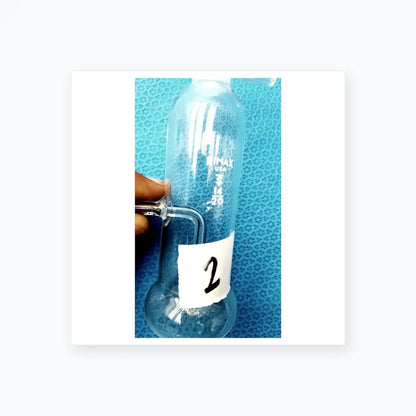 Kimax Lab Gas Absorption Bulb Flask CO2 Washing with Side Tubes Laboratory Glassware, second-hand product photo 8