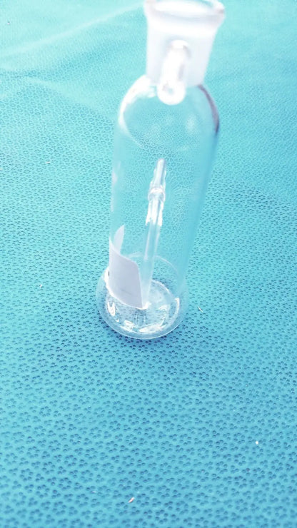 Kimax Lab Gas Absorption Bulb Flask CO2 Washing with Side Tubes Laboratory Glassware, second-hand product photo 3