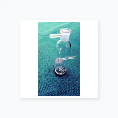 Kimax Lab Gas Absorption Bulb Flask CO2 Washing with Side Tubes Laboratory Glassware, second-hand product photo 4