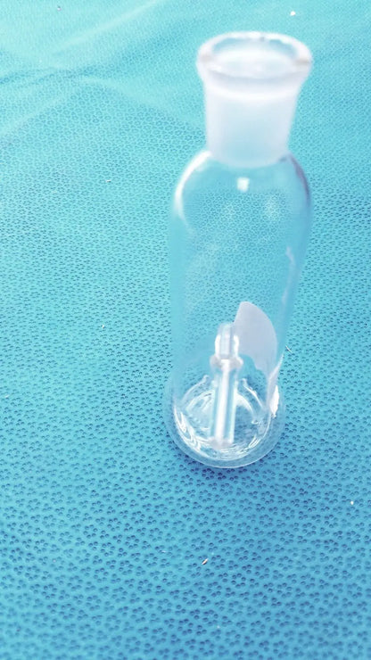 Kimax Lab Gas Absorption Bulb Flask CO2 Washing with Side Tubes Laboratory Glassware, second-hand product photo 5