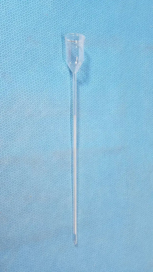 Kimax Tiny Thistle Tube Funnel – Small Borosilicate Glass Labware Equipment Laboratory Glassware, second-hand product photo 1