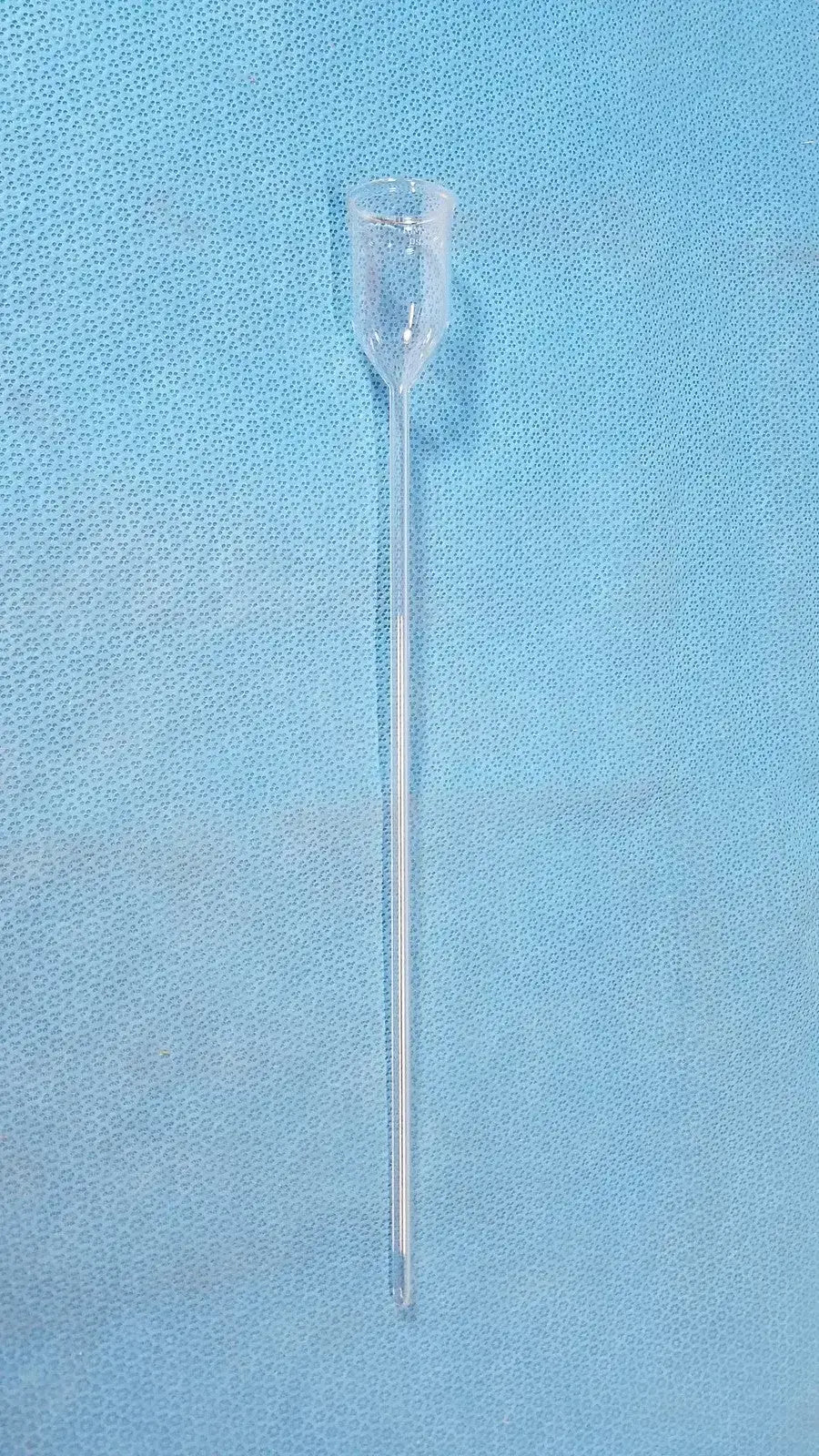 Kimax Tiny Thistle Tube Funnel – Small Borosilicate Glass Labware Equipment Laboratory Glassware, second-hand product photo 1