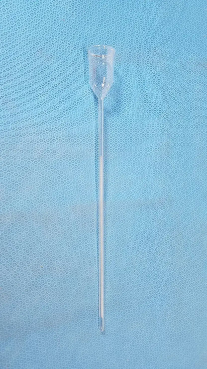 Kimax Tiny Thistle Tube Funnel – Small Borosilicate Glass Labware Equipment Laboratory Glassware, second-hand product photo 1