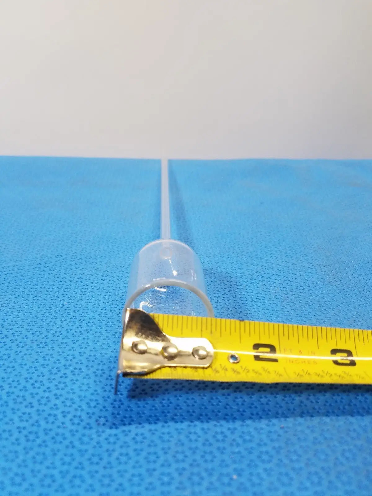Kimax USA Long Stem Glass Laboratory Funnel – Vintage Borosilicate Laboratory Funnel, second-hand product photo 3