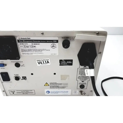 Kimberly Clark PMG-115-TD Advanced Pain Management Generator - Untested Pain Management Generator, as-is (for parts) product photo 9