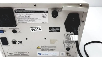 Kimberly Clark PMG-115-TD Advanced Pain Management Generator - Untested Pain Management Generator, as-is (for parts) product photo 9
