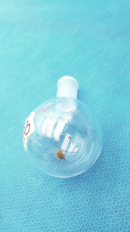 Kontes KIMBLE KONTES 500mL Round Bottom Flask – 14/20 Single Neck, Heavy Wall Glass Laboratory Flask, second-hand product photo 5