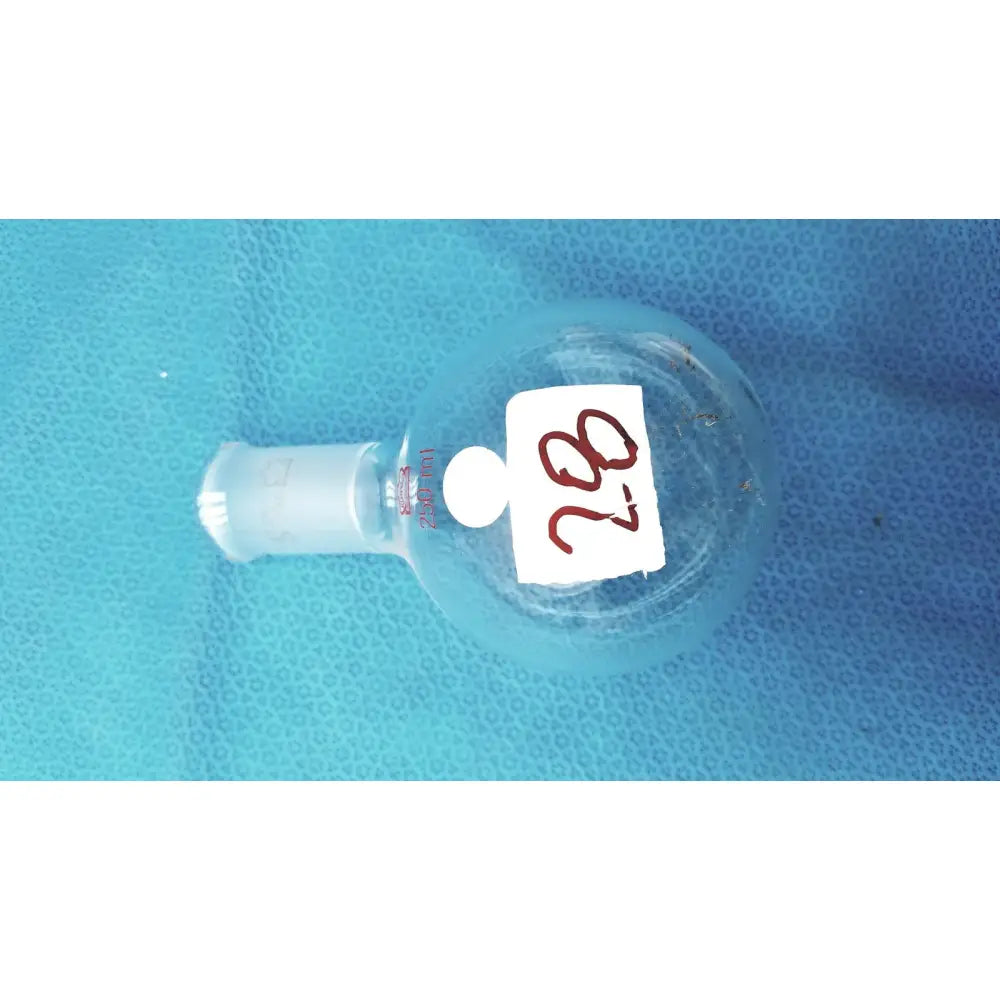 Kontes KIMBLE KONTES 500mL Round Bottom Flask – 14/20 Single Neck, Heavy Wall Glass Laboratory Flask, second-hand product photo 3