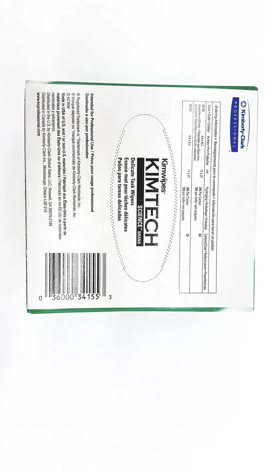 Kimtech Wipes Delicate Task Wipers 286/box Disposable Wipes, new product photo 6