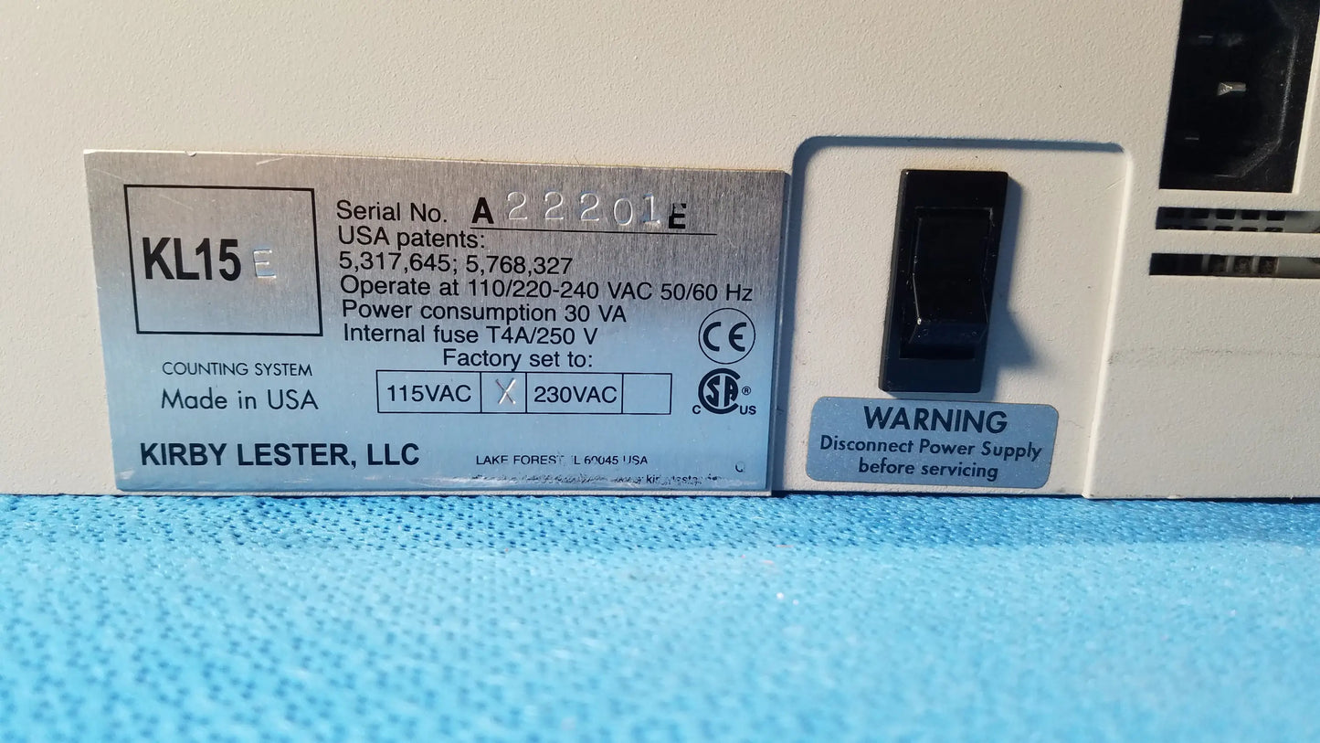 Kirby Lester KL15e Pharmacy Tablet and Capsule Counter Pharmacy Tablet & Capsule Counter, as-is (for parts) product photo 7