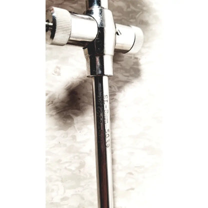 Silver reusable metal trocar sleeve kli 001662-501 with t-handle wrench, knurled adjustment knobs, and engraved markings