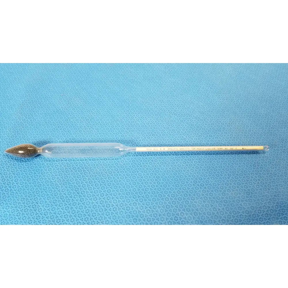 Reuse Medical KO Specific Gravity Hydrometer for Heavy Light Liquids TEMP 60°/60°F Centrifuge Tubes, second-hand product photo 1