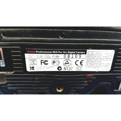 Kodak Professional DCS Pro 14n Digital Camera Digital Camera, as-is (for parts) product photo 13