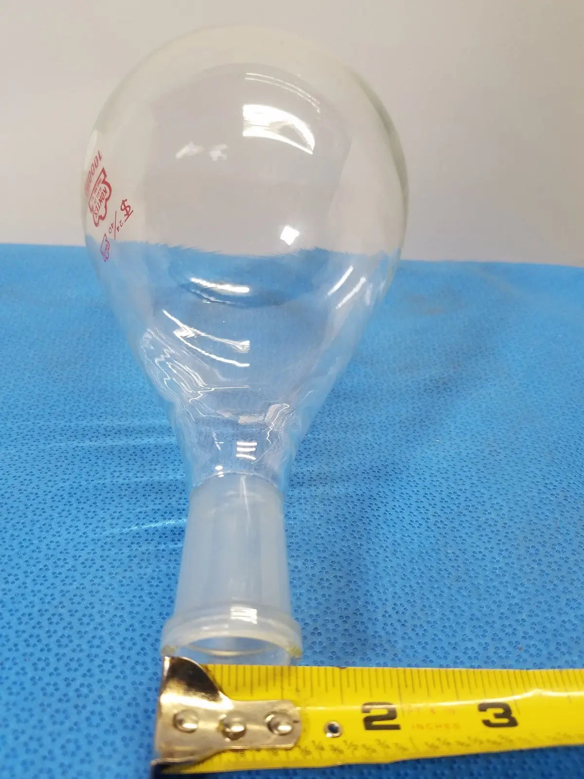 Kontes 1000 mL Rotary Evaporating Recovery Flask – 24/40 Joint Borosilicate Rotary Evaporating Recovery Flask, second-hand product photo 4