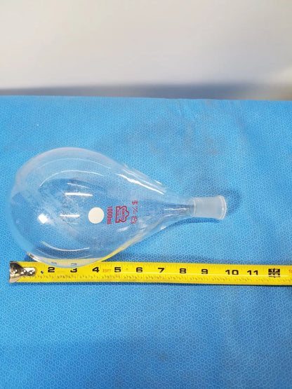 Kontes 1000 mL Rotary Evaporating Recovery Flask – 24/40 Joint Borosilicate Rotary Evaporating Recovery Flask, second-hand product photo 3