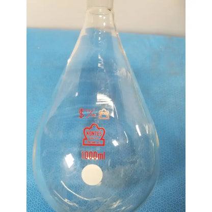 Kontes 1000 mL Rotary Evaporating Recovery Flask – 24/40 Joint Borosilicate Rotary Evaporating Recovery Flask, second-hand product photo 2