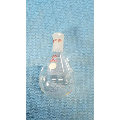 kontes 200 milliliter single-neck round bottom flask with a 24/40 joint. Round Bottom Flask, second-hand product photo 4