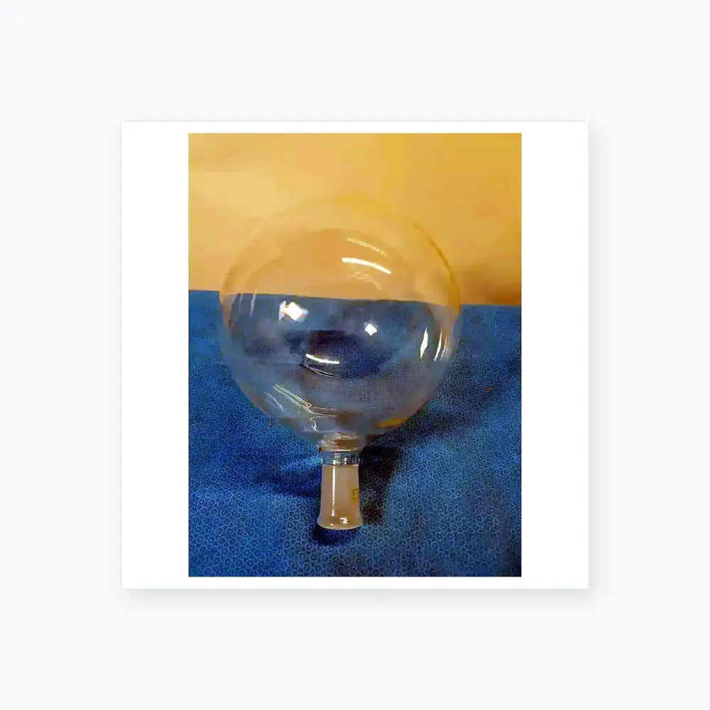 Kontes 3000 mL Round Bottom Glass Flask – Borosilicate Laboratory Round Bottom Flask, second-hand product photo 1