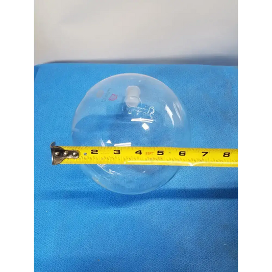 Kontes 3000 mL Round Bottom Glass Flask – Borosilicate Laboratory Ware Round Bottom Flask, second-hand product photo 2