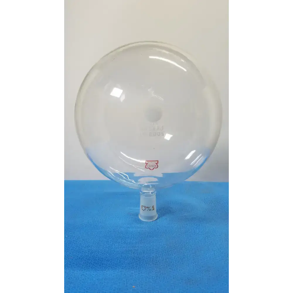 Kontes 3000 mL Round Bottom Glass Flask – Borosilicate Laboratory Ware Round Bottom Flask, second-hand product photo 1