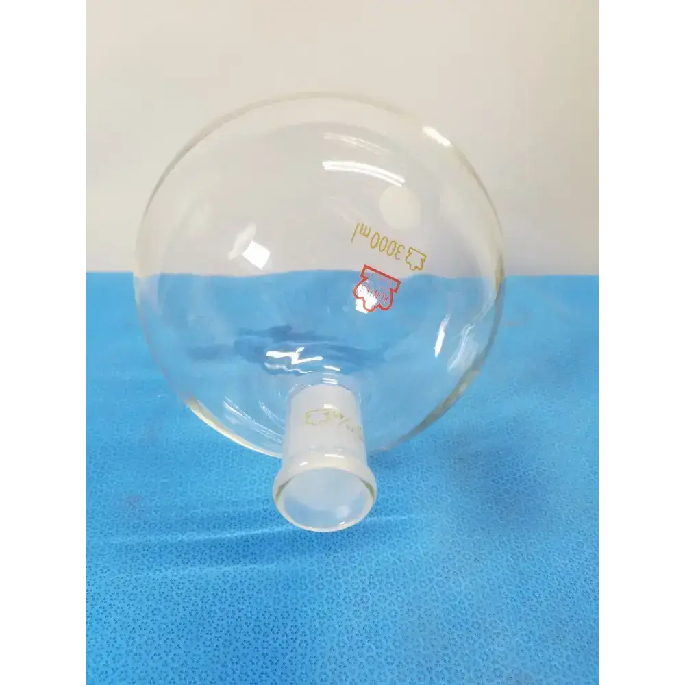Kontes 3000 mL Round Bottom Glass Flask – Borosilicate Laboratory Round Bottom Flask, second-hand product photo 9