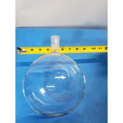 Kontes 3000 mL Round Bottom Glass Flask – Borosilicate Laboratory Ware Round Bottom Flask, second-hand product photo 3