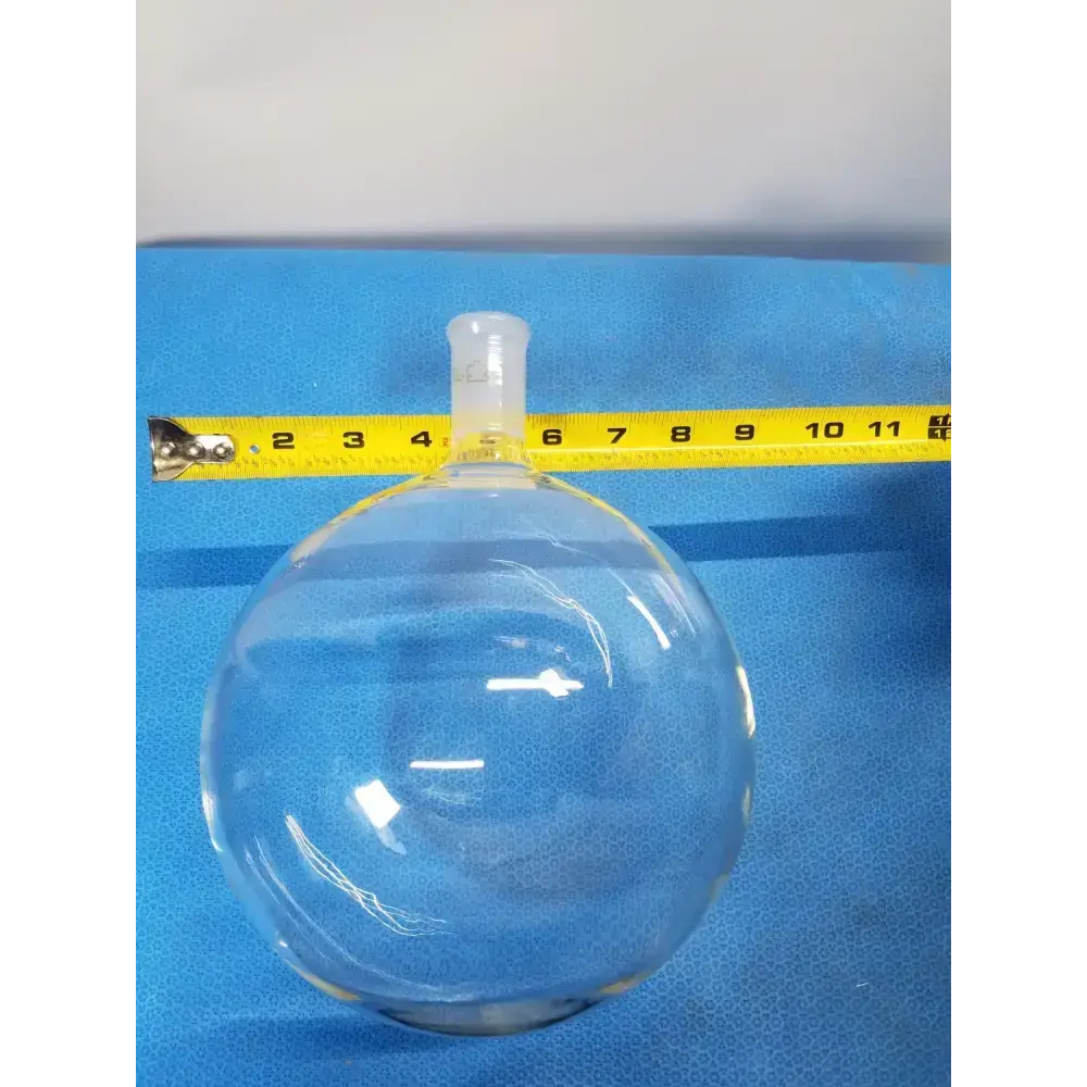 Kontes 3000 mL Round Bottom Glass Flask – Borosilicate Laboratory Ware Round Bottom Flask, second-hand product photo 3