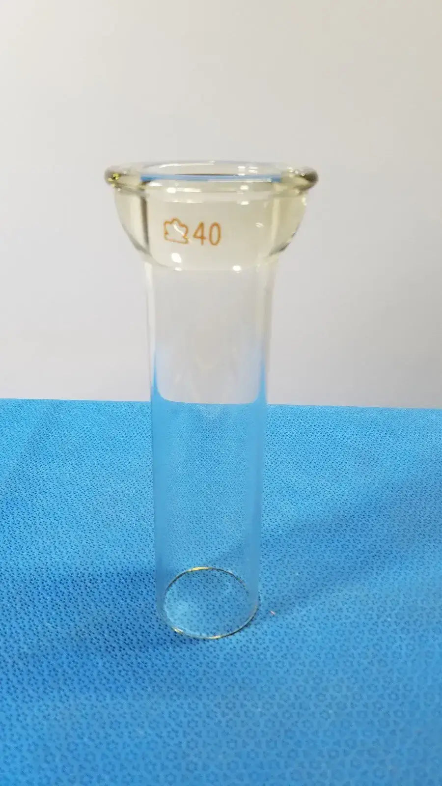 Kontes 40 mL Laboratory Glass Low Form Measuring Cylinder, Round Bottom Measuring Cylinder, second-hand product photo 2
