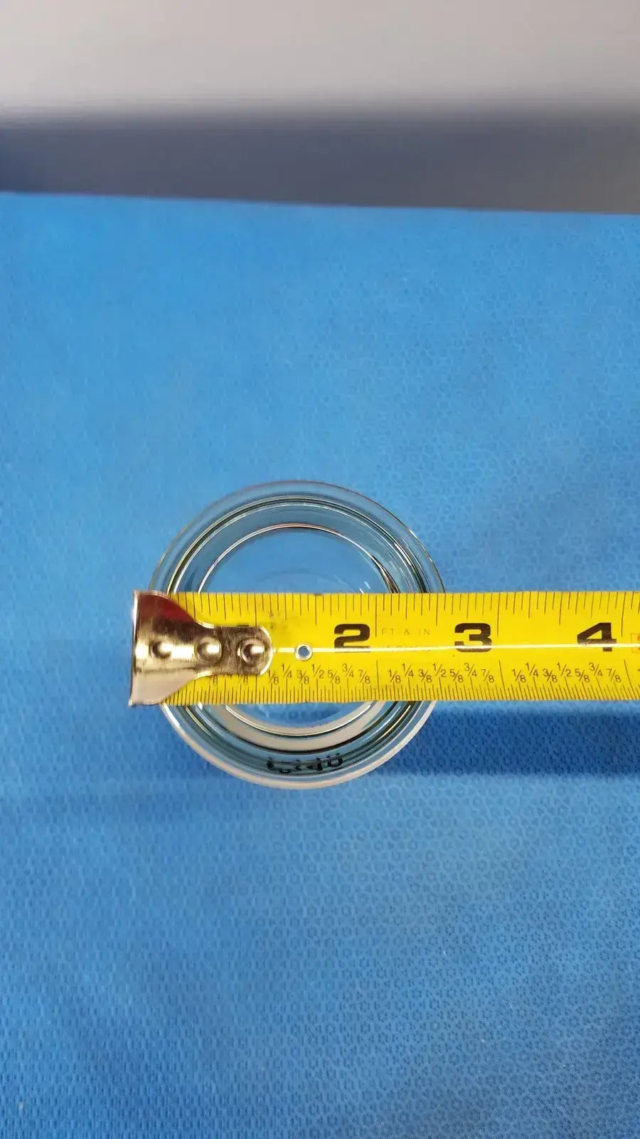 Kontes 40 mL Laboratory Glass Low Form Measuring Cylinder, Round Bottom Measuring Cylinder, second-hand product photo 3