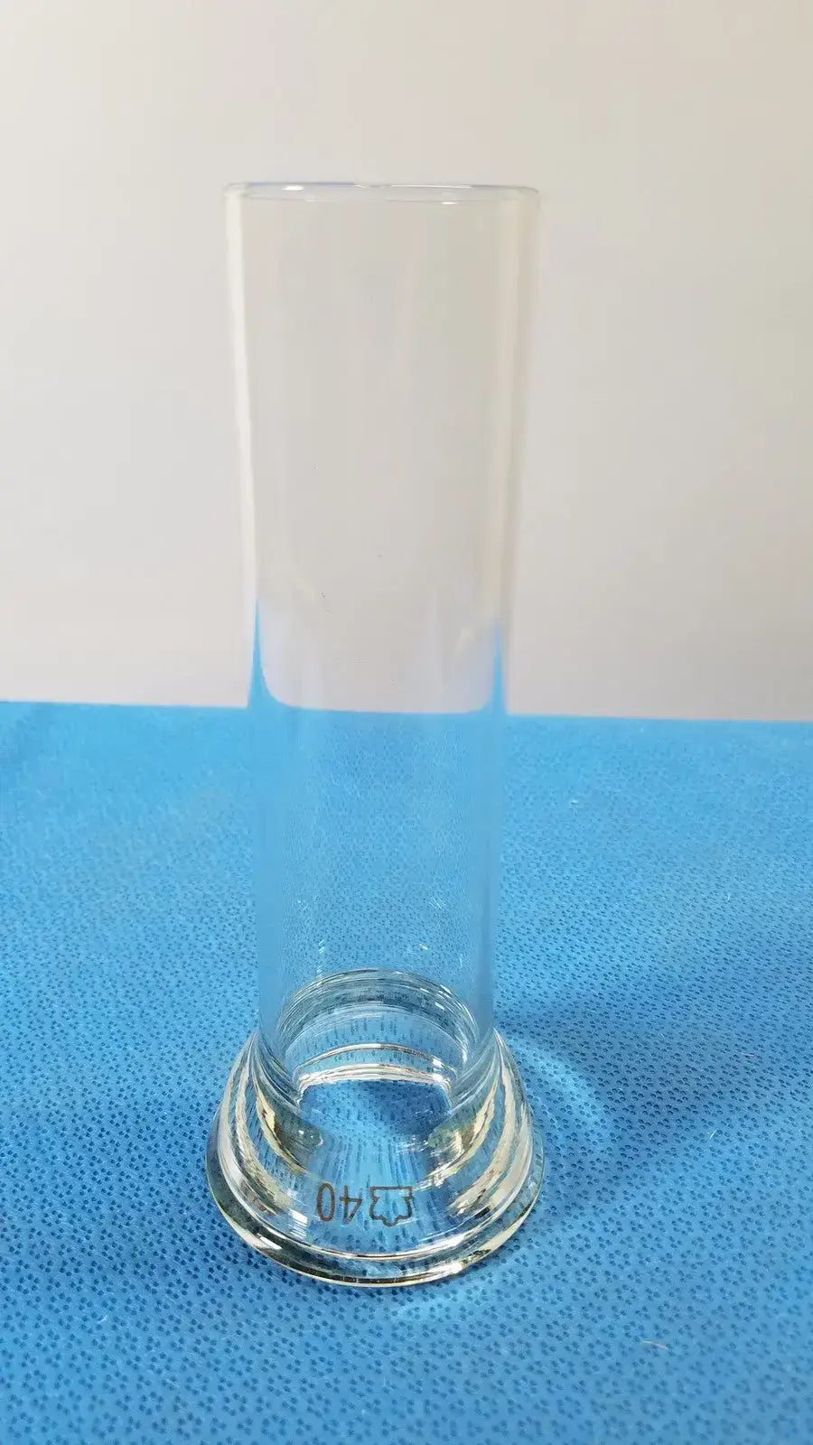 KONTES 40mL Laboratory Glass Low Form Measuring Cylinder, Round Bottom Graduated Cylinder, second-hand product photo 1