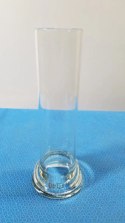 KONTES 40mL Laboratory Glass Low Form Measuring Cylinder, Round Bottom Graduated Cylinder, second-hand product photo 1