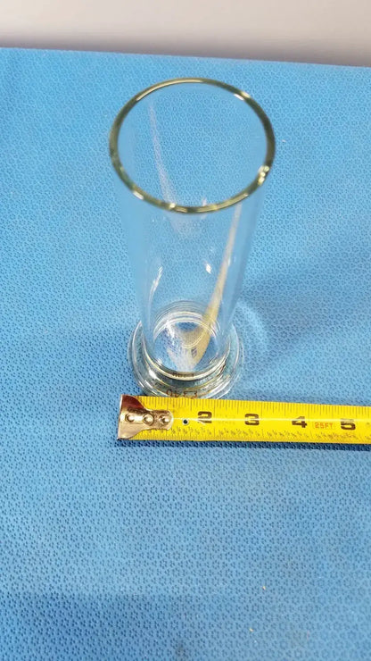 KONTES 40mL Laboratory Glass Low Form Measuring Cylinder, Round Bottom Graduated Cylinder, second-hand product photo 4