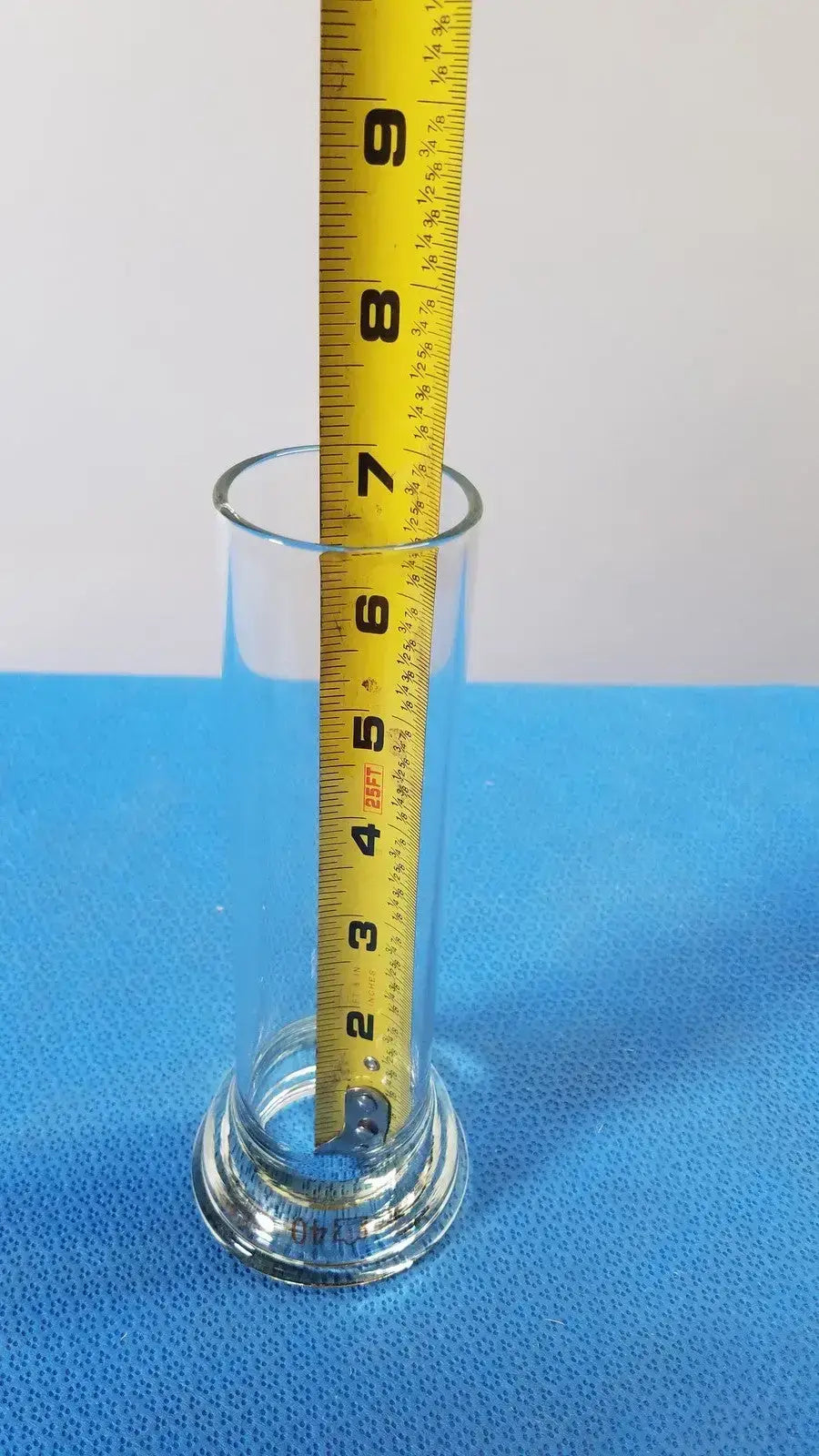 KONTES 40mL Laboratory Glass Low Form Measuring Cylinder, Round Bottom Graduated Cylinder, second-hand product photo 5