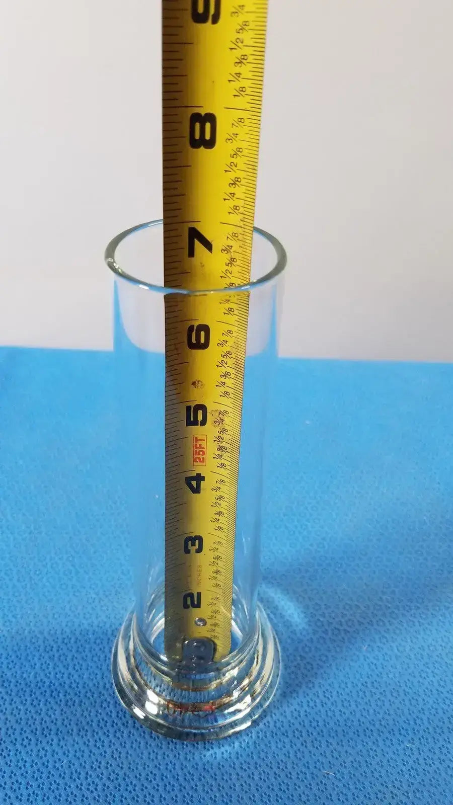 KONTES 40mL Laboratory Glass Low Form Measuring Cylinder, Round Bottom Graduated Cylinder, second-hand product photo 2