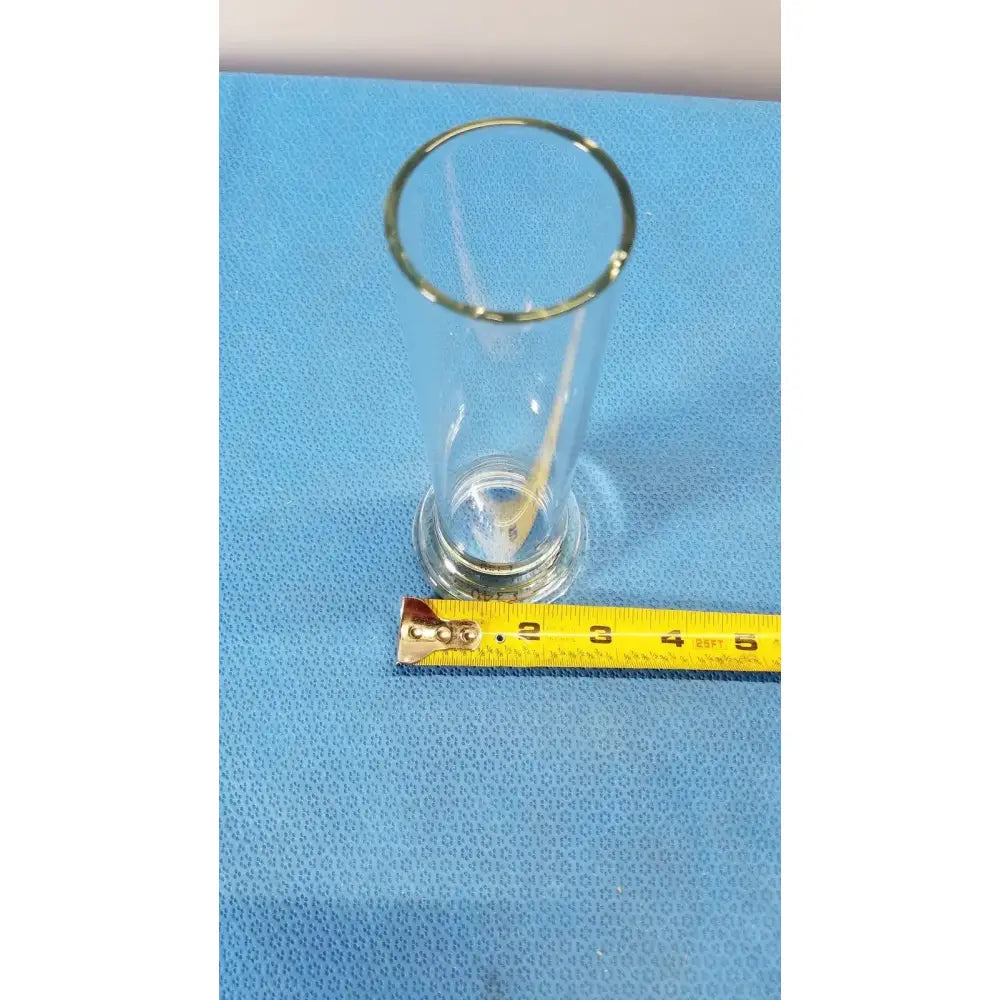 KONTES 40mL Laboratory Glass Low Form Measuring Cylinder, Round Bottom Graduated Cylinder, second-hand product photo 4