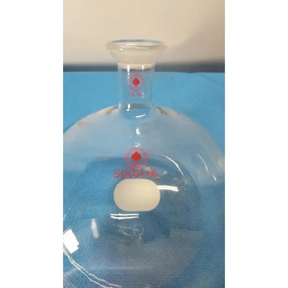 PYREX Kontes 5000 mL Glass Flask, Round Bottom, 35/25 Spherical Joint, Ball & Socket Laboratory Glassware, second-hand product photo 2