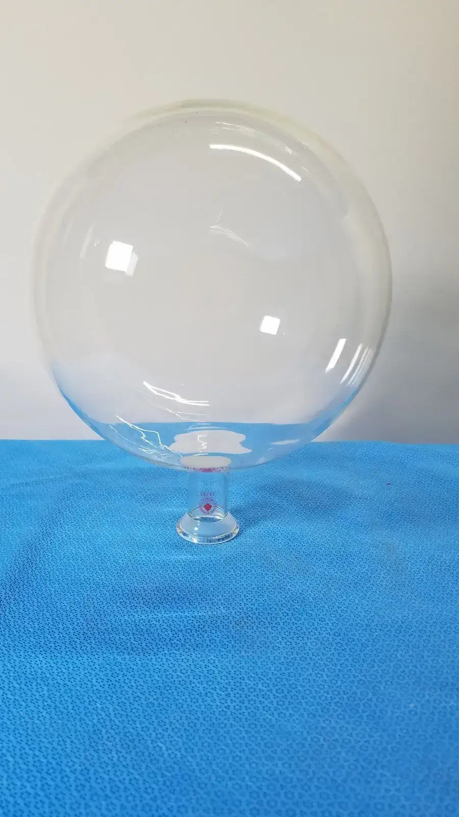 PYREX Kontes 5000 mL Glass Flask, Round Bottom, 35/25 Spherical Joint, Ball & Socket Laboratory Glassware, second-hand product photo 1